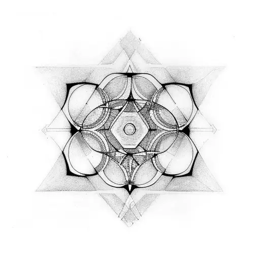 da vinci and fibonacci tattoo design idea