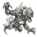 creepy  flash tattoo tattoo design idea