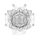 Tattoo Concept:  Central Theme: The journey of self-awareness and growth, marrying the elements of nature, consciousness tattoo design idea