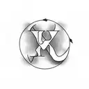 Tattoo for left arm including letters V, I, P tattoo design idea