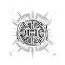 Tattoo for left arm including letters V, I, P tattoo design idea