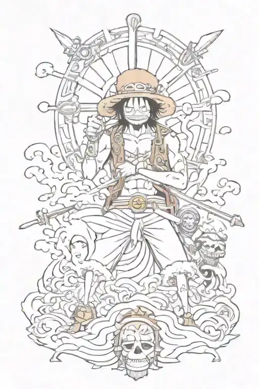 one piece tattoo tattoo design idea