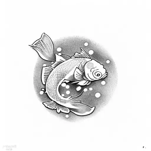 Koi Fish tattoo design idea