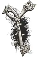 Ankh tattoo design idea