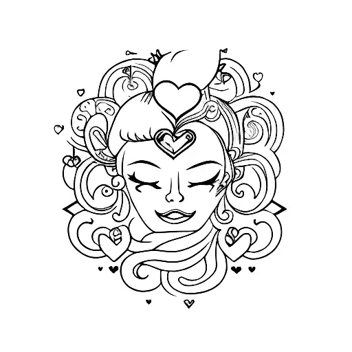 lovestruck went straight to my head tattoo design idea