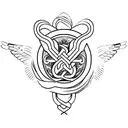 Caduceus symbol tattoo design idea