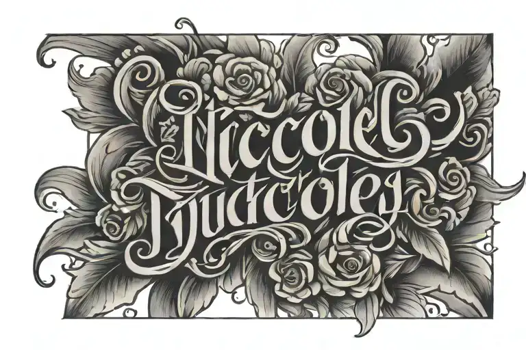 Nicole name tattoo tattoo design idea