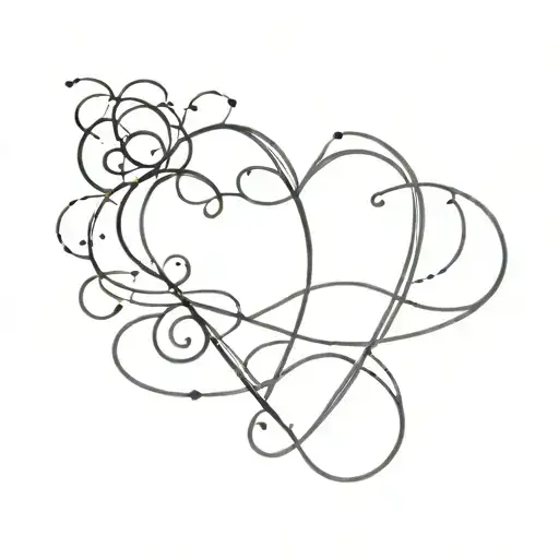 always, hearts, nothing but everything tattoo design idea