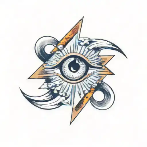 eye of the storm tattoo design idea