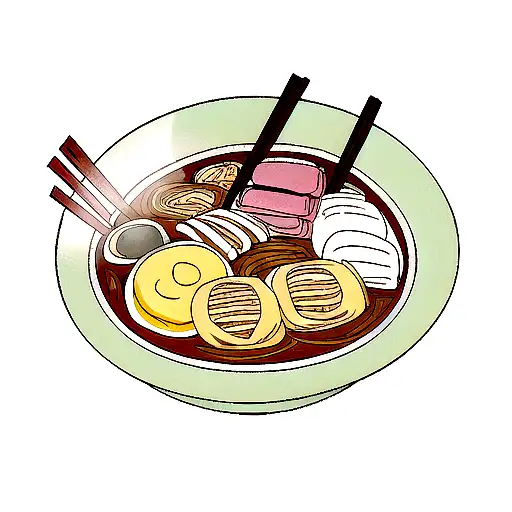 ramen magikarl tattoo design idea