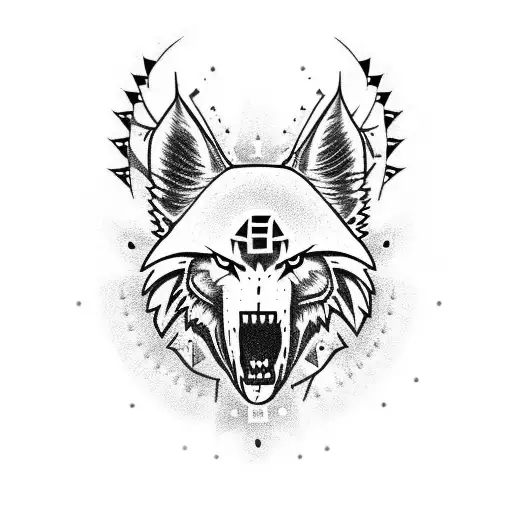 lobo tattoo design idea