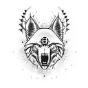 lobo tattoo design idea