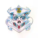 pin-up boy tattoo design idea