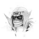 itachi changes to crow  tattoo design idea