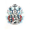 duality tattoo design idea