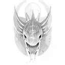 Dino  tattoo design idea