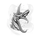 Dino  tattoo design idea