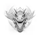 Dino  tattoo design idea