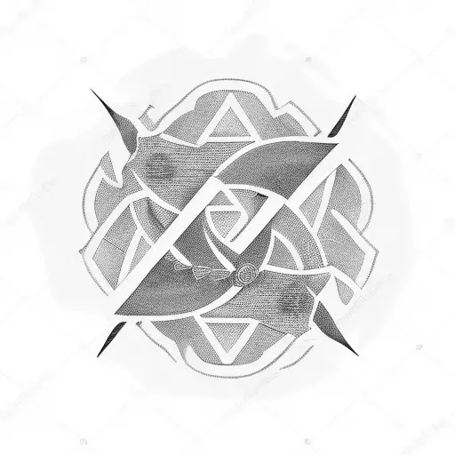 Circular tattoo for shoulder tattoo design idea