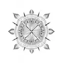 Circular tattoo for shoulder tattoo design idea