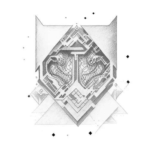 number "7677"  tattoo design idea