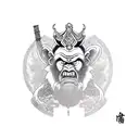 Evil Monkey King  tattoo design idea