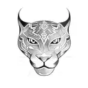 Panther tattoo design idea