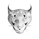 Panther tattoo design idea