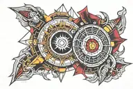 joan of arc reactor tattoo design idea