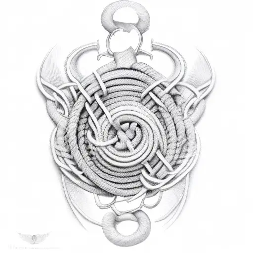 noose tattoo design idea