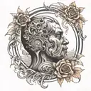 overthinker creative tattoo design idea