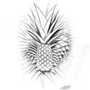 Swinger pineapple tattoo design idea