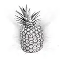 Swinger pineapple tattoo design idea