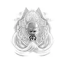 Socrates and lyon tattoo design idea