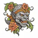 ogun tattoo design idea