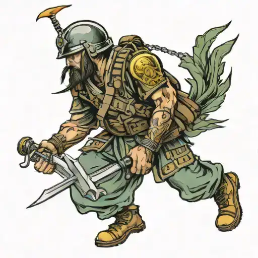 God give his taught soldiers the hard battles tattoo  tattoo design idea