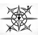 SATANIC OCCULT SYMBOLS tattoo design idea