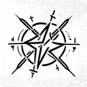SATANIC OCCULT SYMBOLS tattoo design idea