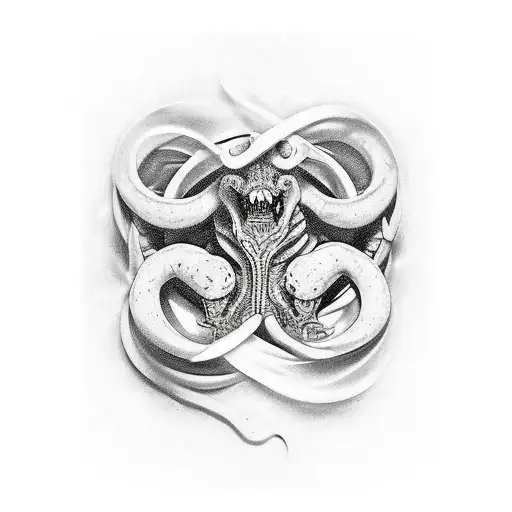 Tatuaje que tenga como idea principal un escorpion rojo y lo demas en blanco y negro tattoo design idea