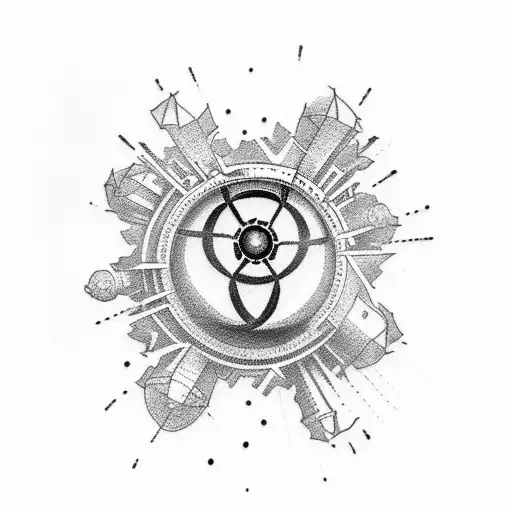 nuclear,bomb,cute tattoo design idea