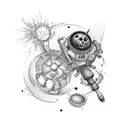 nuclear,bomb,cute tattoo design idea