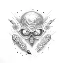 nuclear,bomb,cute tattoo design idea