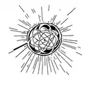 nuclear, exploding  tattoo design idea