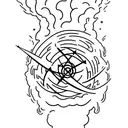 nuclear, exploding  tattoo design idea