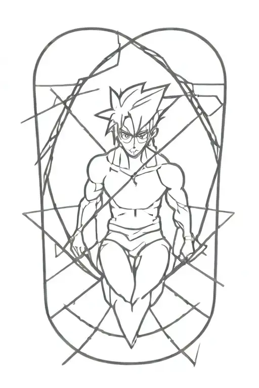 anime inspired tattoo hope tattoo design idea
