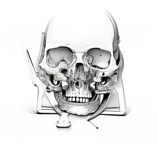 surgeon, bones, science tattoo design idea