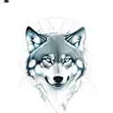 Create a tattoo design that represents the strength and agility of a wolf in a sports setting tattoo design idea