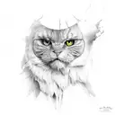 Simon Riley Ghost  tattoo design idea