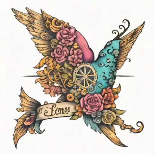 low self esteem love peace equality tattoo design idea