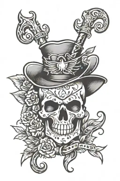 outlaw tattoo design idea